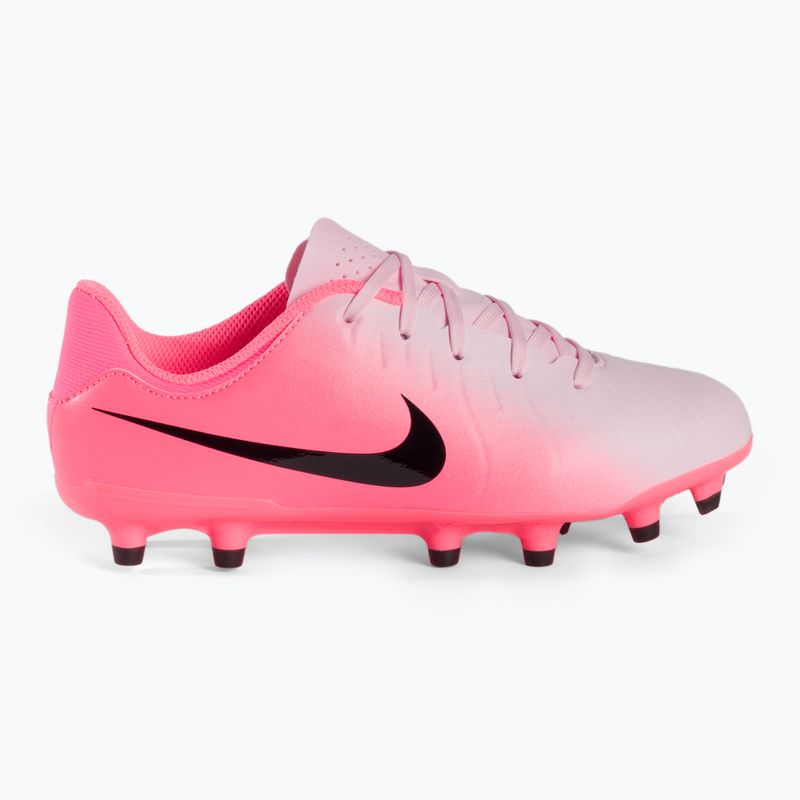 Παιδικά παπούτσια ποδοσφαίρου Nike Tiempo Emerald Legend 10 Academy FG/MG pink foam/black 2