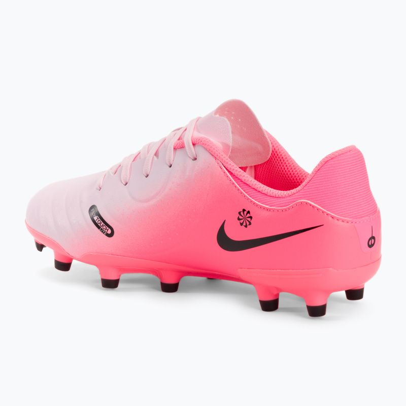 Παιδικά παπούτσια ποδοσφαίρου Nike Tiempo Emerald Legend 10 Academy FG/MG pink foam/black 3