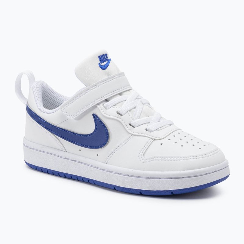 Παιδικά παπούτσια Nike Court Borough Low Recraft λευκό/hyper royal