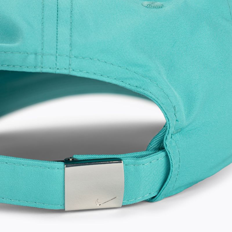 Nike Dri-Fit Club Unstructured Metal Swoosh καπέλο dusty cactus/metallic silver 4