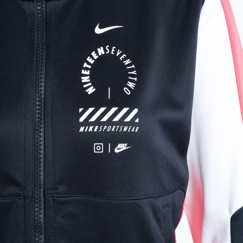 Γυναικείο φούτερ Nike Sportswear Tracksuit Top black/light crimson/white 4