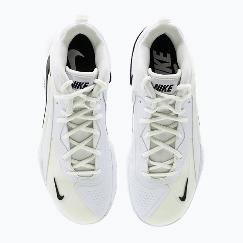 Nike React Hyperset 2 παπούτσια βόλεϊ λευκό/λευκό/μαύρο 5