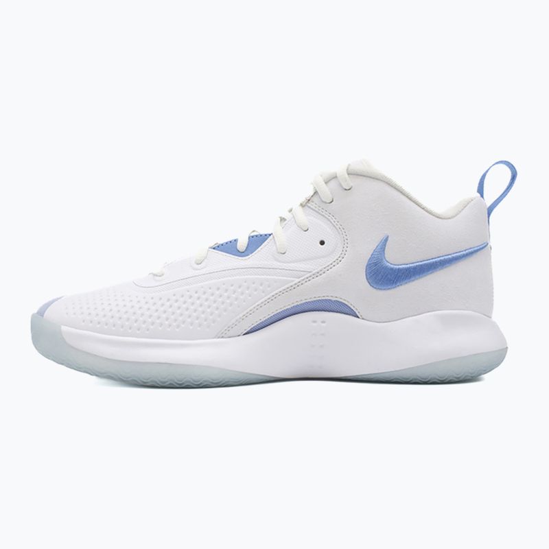 Nike React Hyperset 2 παπούτσια βόλεϊ λευκό/λευκό/μπλε χρώμα 2