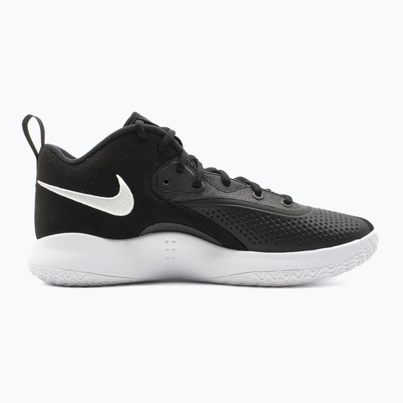 Nike React Hyperset 2 παπούτσια βόλεϊ μαύρο/μαύρο/λευκό