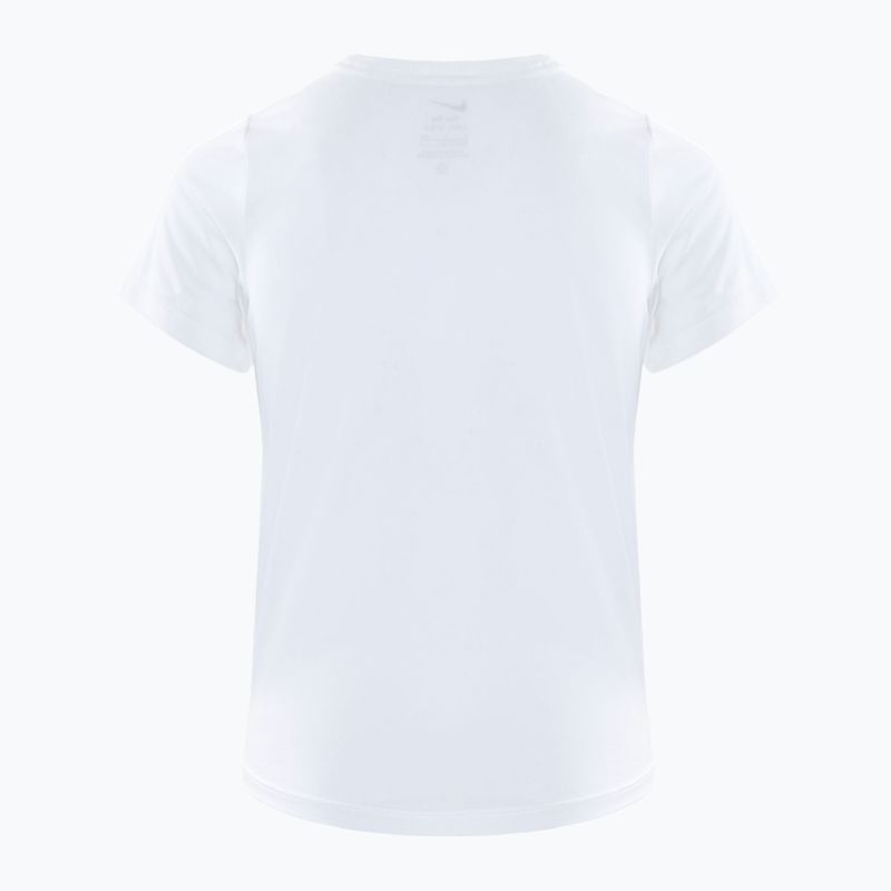 Παιδικό t-shirt Nike One Dri-Fit λευκό/μαύρο 2