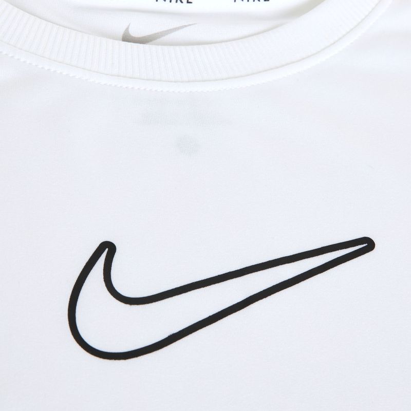 Παιδικό t-shirt Nike One Dri-Fit λευκό/μαύρο 4