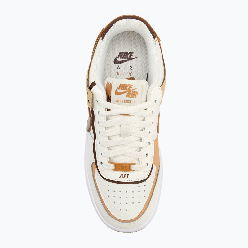 Nike Air Force 1 Shadow γυναικεία παπούτσια sail/flax/sesame/brown 5