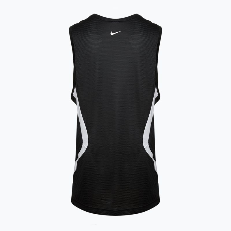 Ανδρική φανέλα μπάσκετ Nike Icon Dri-Fit TT μαύρο/λευκό/μαύρο/λευκό 2