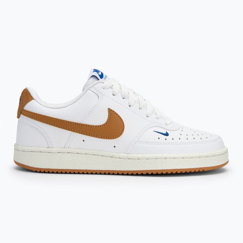 Nike Court Vision Low γυναικεία παπούτσια Next Nature λευκό/ game royal/sail/flax 2