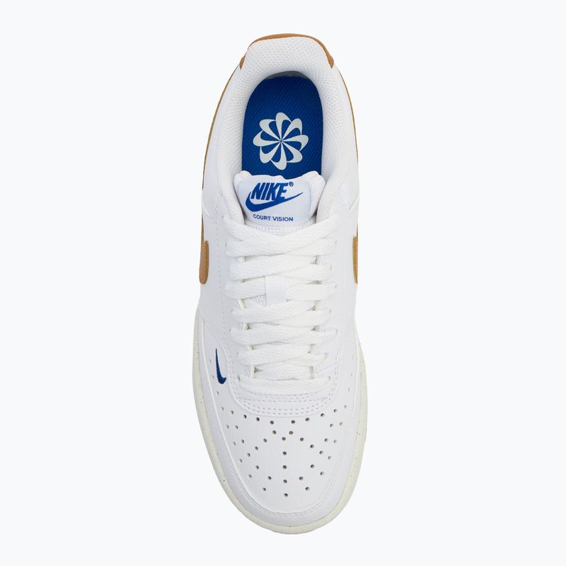 Nike Court Vision Low γυναικεία παπούτσια Next Nature λευκό/ game royal/sail/flax 5