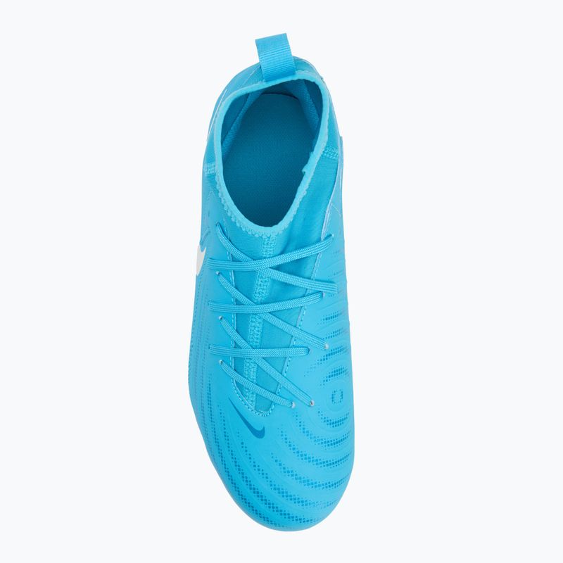 Nike Phantom Luna 2 Academy FG/MG μπλε μανία/λευκό παιδικά ποδοσφαιρικά παπούτσια 5