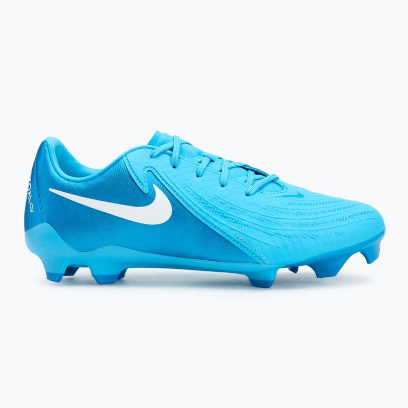 Παπούτσια ποδοσφαίρου Nike Phantom GX II Academy FG/MG blue fury/white 2