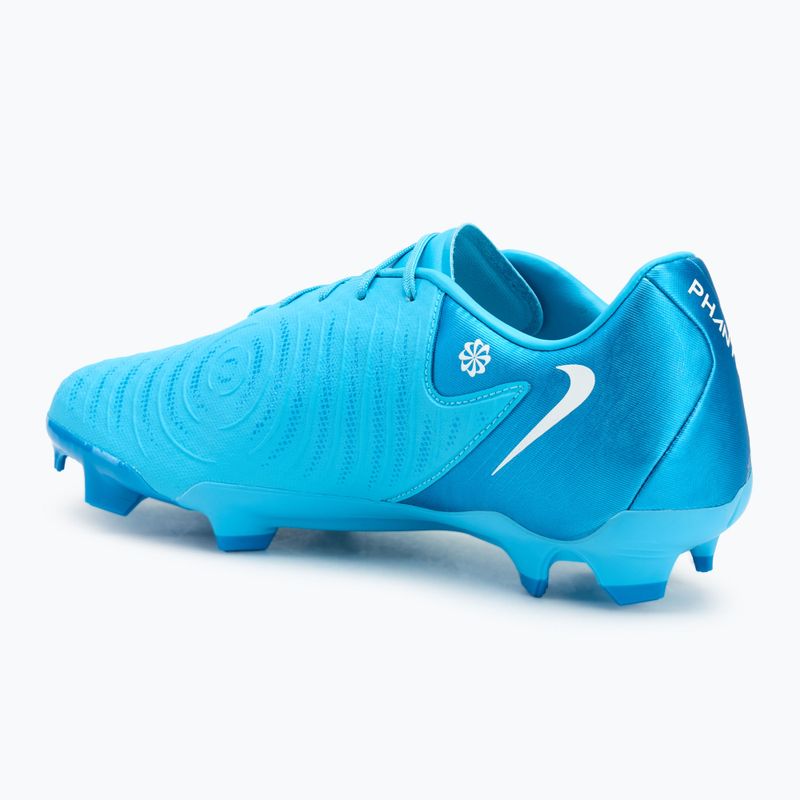 Παπούτσια ποδοσφαίρου Nike Phantom GX II Academy FG/MG blue fury/white 3