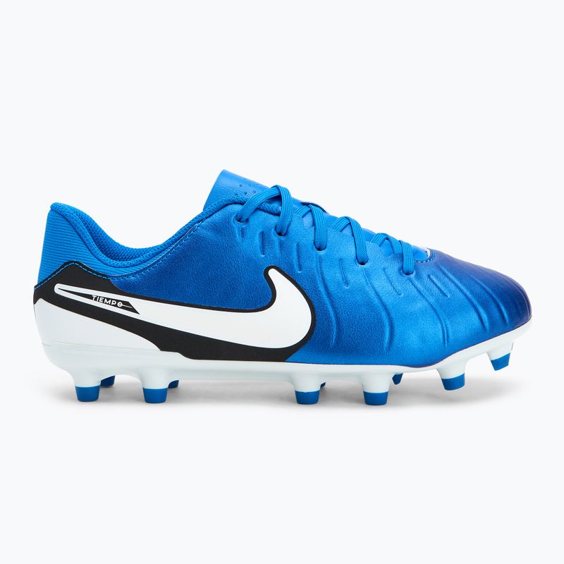 Παιδικά ποδοσφαιρικά παπούτσια Nike Tiempo Legend 10 Academy FG/MG soar λευκό 2