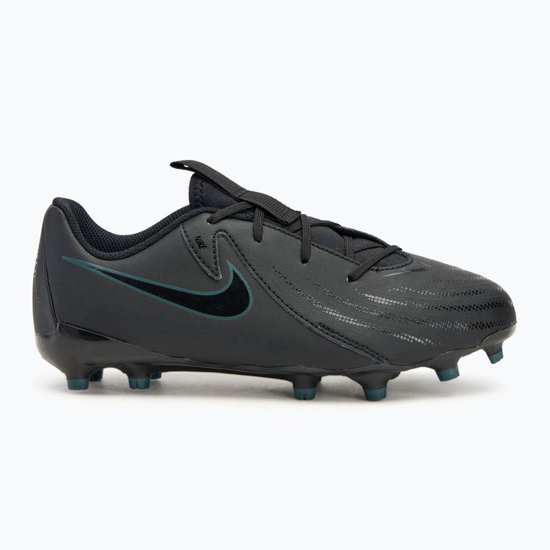 Παιδικά παπούτσια ποδοσφαίρου Nike Phantom GX II Academy FG/MG Junior black/deep jungle/black 2