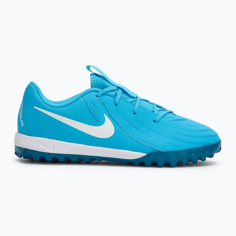 Παιδικά παπούτσια ποδοσφαίρου Nike Phantom GX II Academy TF blue fury/white 2