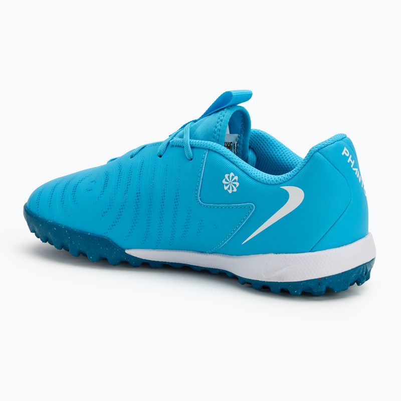 Παιδικά παπούτσια ποδοσφαίρου Nike Phantom GX II Academy TF blue fury/white 3