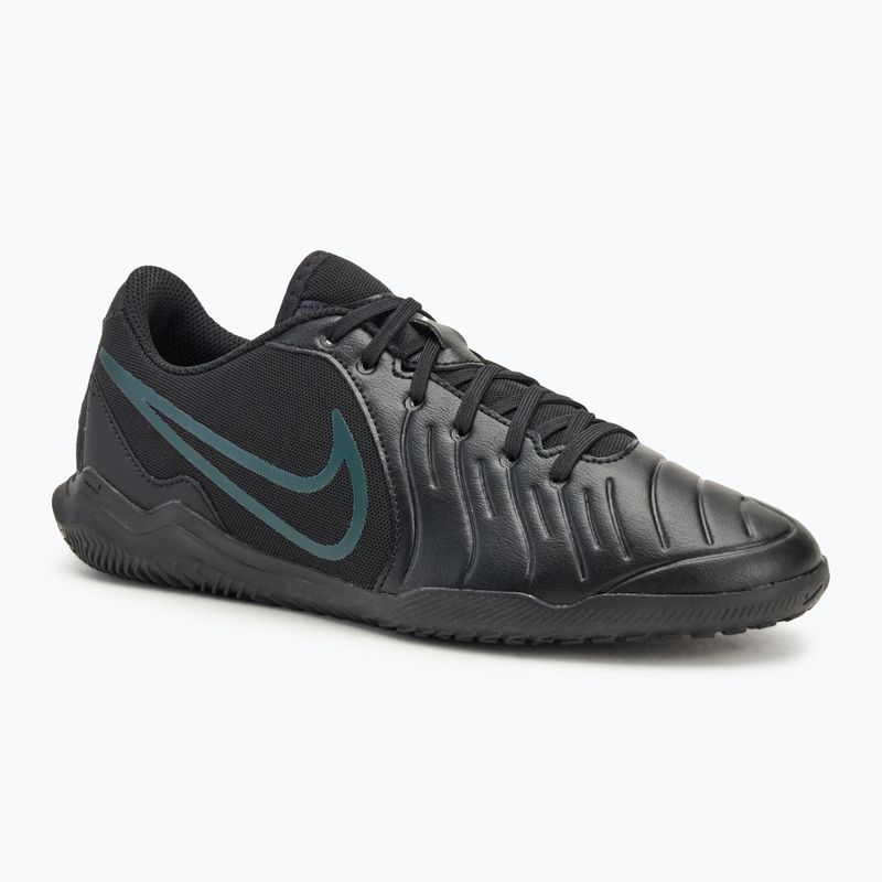 Ανδρικά ποδοσφαιρικά παπούτσια Nike Tiempo Legend 10 Club IC μαύρο/deep jungle/μαύρο