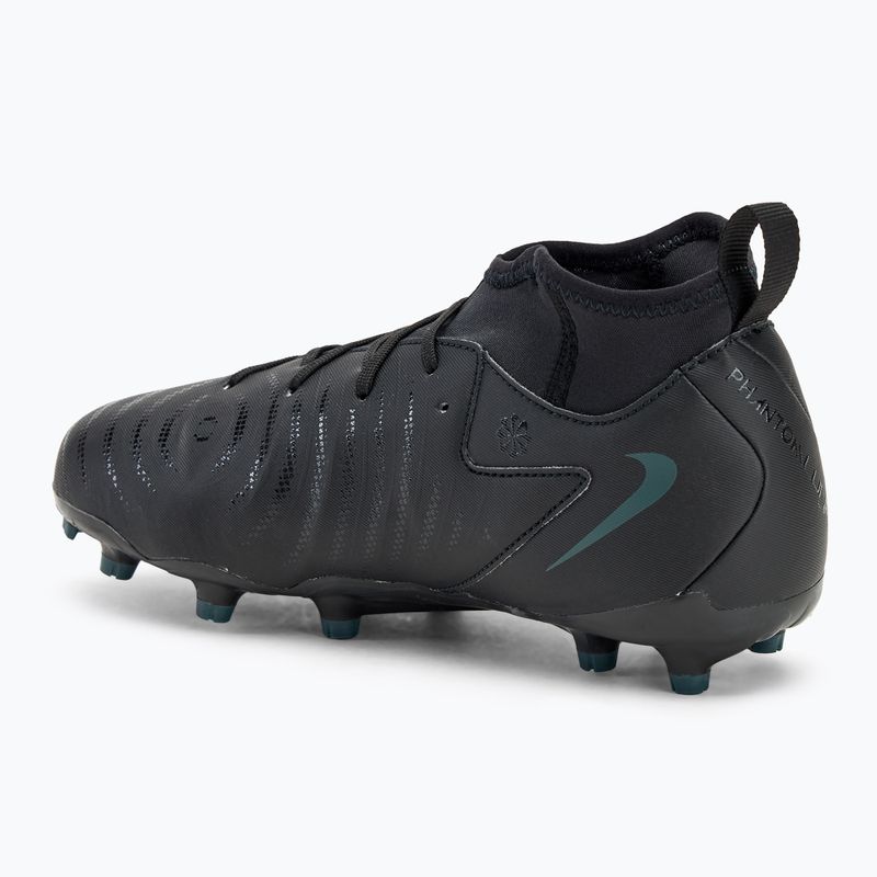 Nike Phantom Luna 2 Academy FG/MG παιδικά ποδοσφαιρικά παπούτσια μαύρο/deep jungle/μαύρο 3