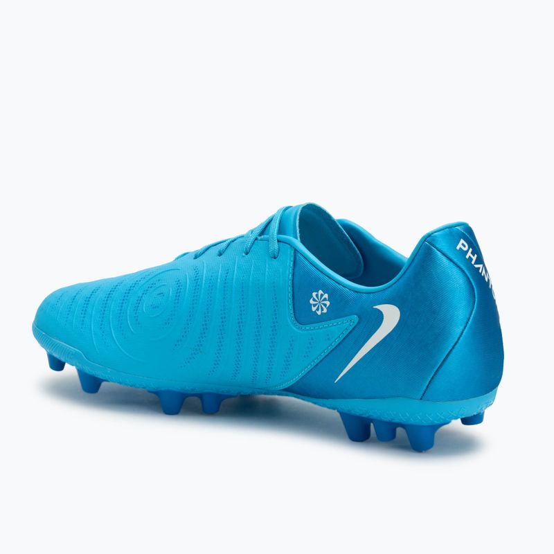 Ανδρικά παπούτσια ποδοσφαίρου Nike Phantom GX 2 Academy AG blue fury / white 3