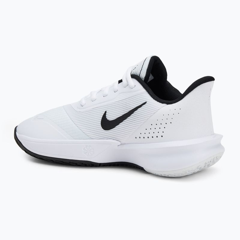 Ανδρικά παπούτσια μπάσκετ Nike Precision 7 λευκό/μαύρο 3