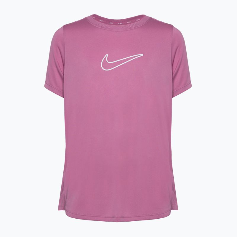 Nike One Dri-Fit magic flamingo/λευκό παιδικό t-shirt