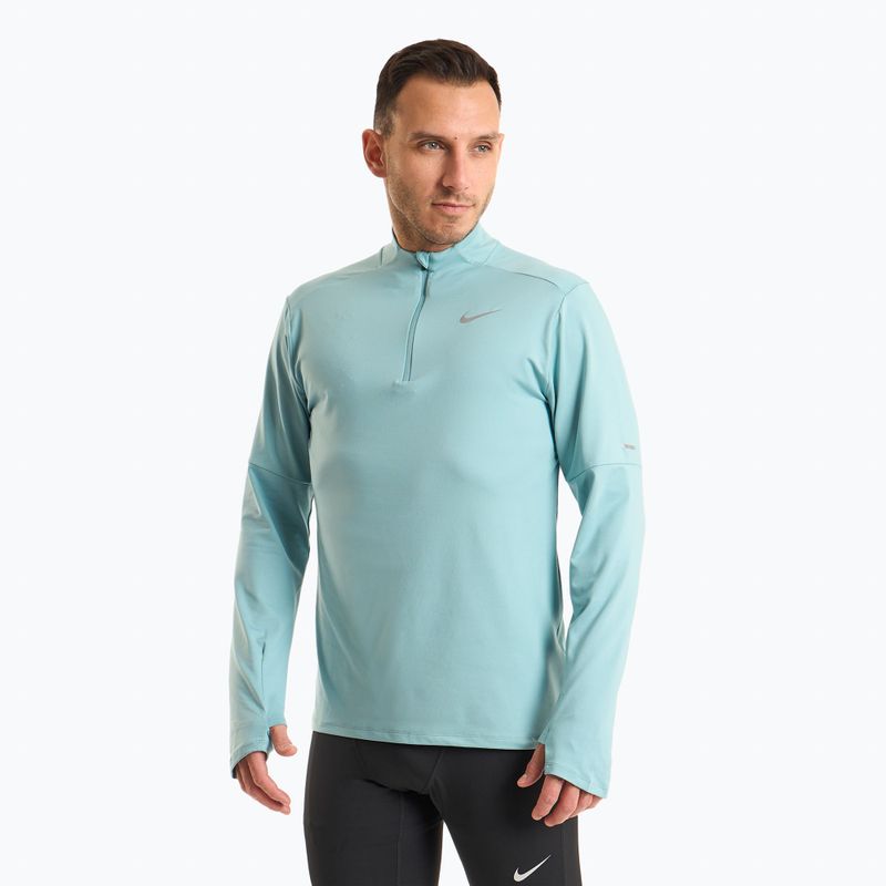 Ανδρικό μακρυμάνικο τρεξίματος Nike Dri-FIT Element 1/2-Zip denim turquoise