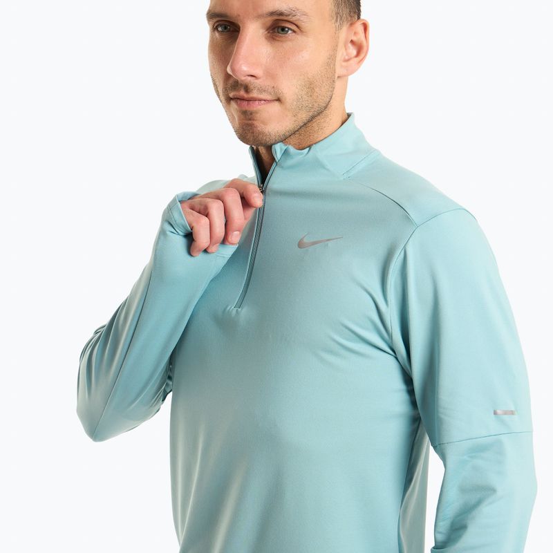 Ανδρικό μακρυμάνικο τρεξίματος Nike Dri-FIT Element 1/2-Zip denim turquoise 3