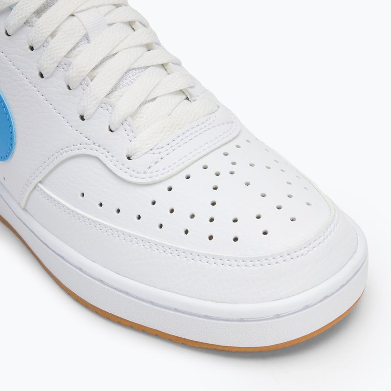 Ανδρικά παπούτσια Nike Court Vision Low λευκό/κίτρινο/μπλε της πανεπιστημιούπολης 7