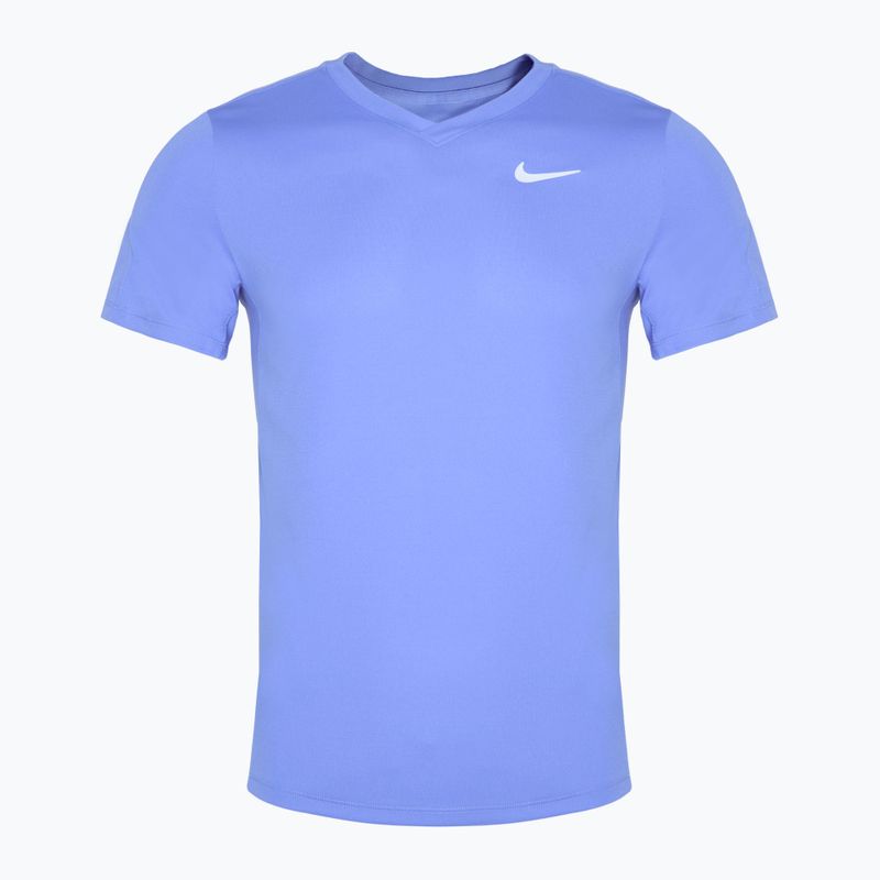 Ανδρικό μπλουζάκι τένις Nike Court Dri-FIT Victory βασιλικός παλμός / λευκό