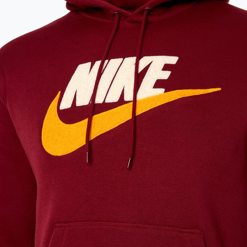 Ανδρικό φούτερ Nike Club Fleece Hoodie ομάδα κόκκινο/ομάδα κόκκινο 3