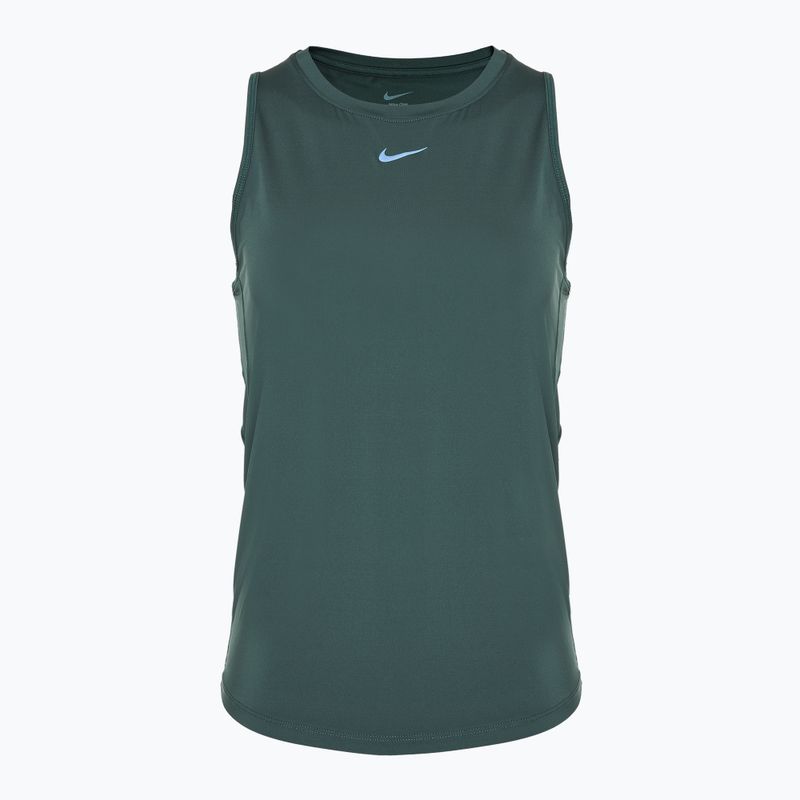 Γυναικείο αθλητικό μπλουζάκι Nike One Classic Dri-Fit lvintage πράσινο / μαύρο