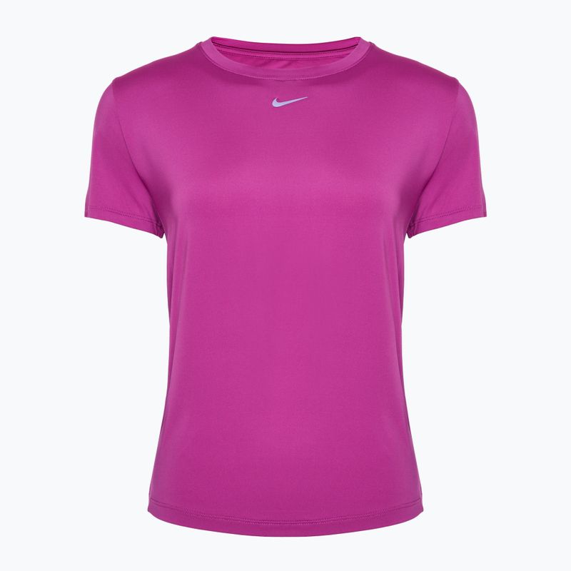 Γυναικείο μπλουζάκι Nike One Classic Dri-Fit φούξια/μαύρο