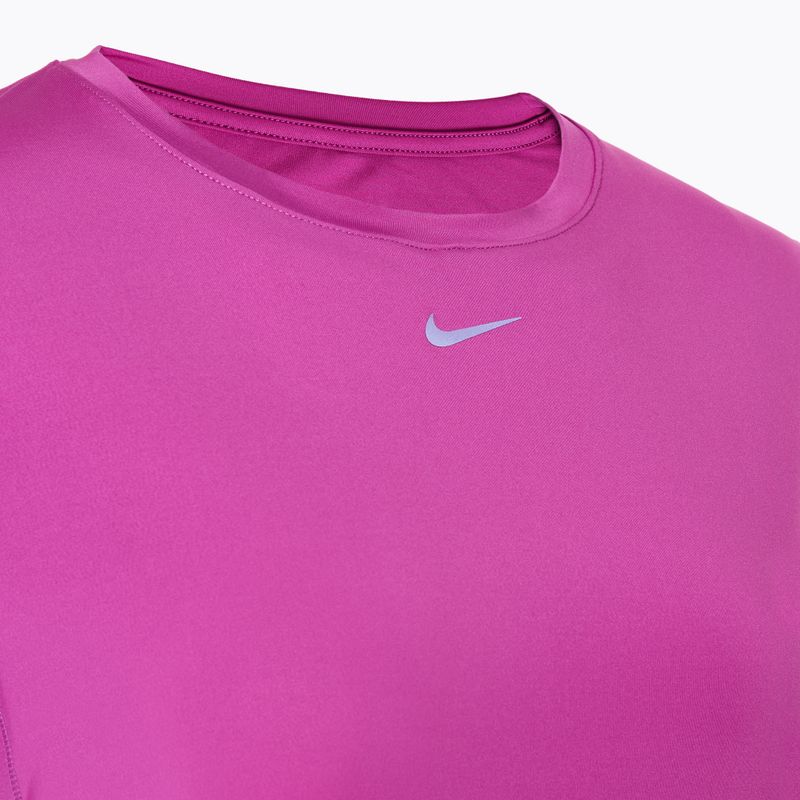 Γυναικείο μπλουζάκι Nike One Classic Dri-Fit φούξια/μαύρο 3