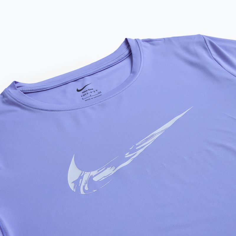 Γυναικείο Nike One Dri-Fit royal pulse / vintage green running shirt 3