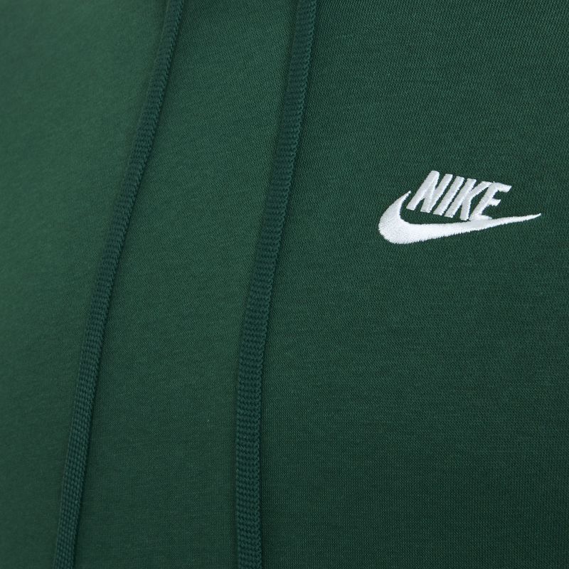 Ανδρικό φούτερ Nike Sportswear Club Fleece Hoodie ελάτης / έλατο / λευκό 3