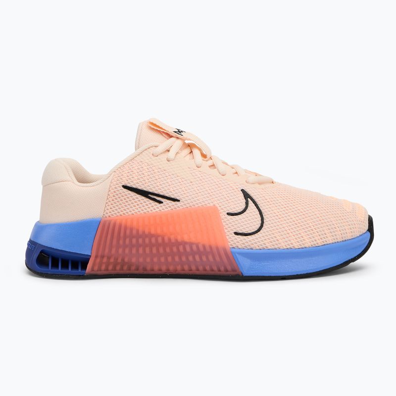 Nike Metcon 9 γκουάβα πάγο / βασιλικό παλμό / περσικό βιολετί / μαύρο γυναικεία παπούτσια προπόνησης 2