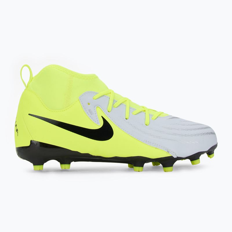 Παιδικά ποδοσφαιρικά παπούτσια Nike Phantom Luna 2 Academy FG/MG μεταλλικό ασημί/βολτ/μαύρο 2