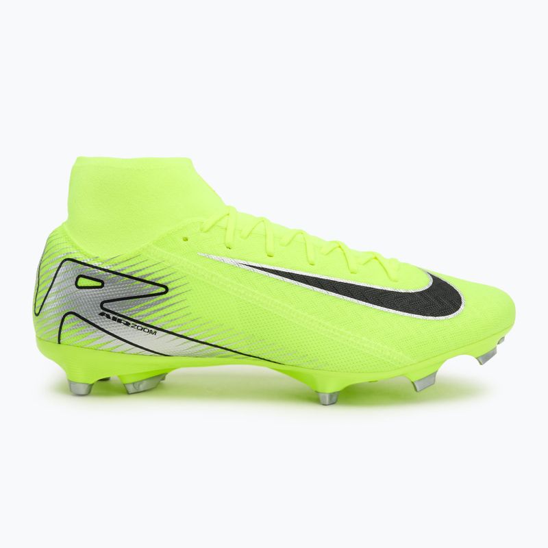 Παπούτσια ποδοσφαίρου Nike Mercurial Superfly 10 Academy MG volt/ μαύρο 2