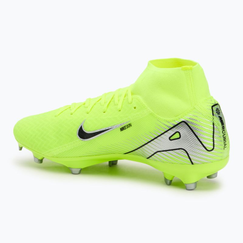 Παπούτσια ποδοσφαίρου Nike Mercurial Superfly 10 Academy MG volt/ μαύρο 3