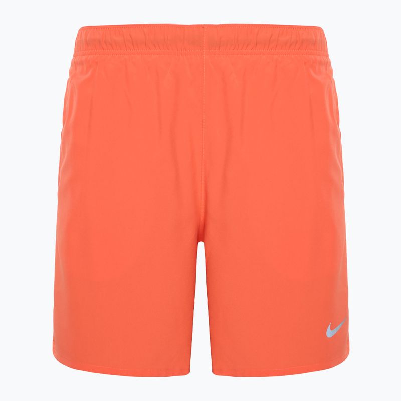 Ανδρικό σορτς Nike Dri-Fit Challenger 7" Brief-Lined light wild mango / αντανακλαστικό ασημί