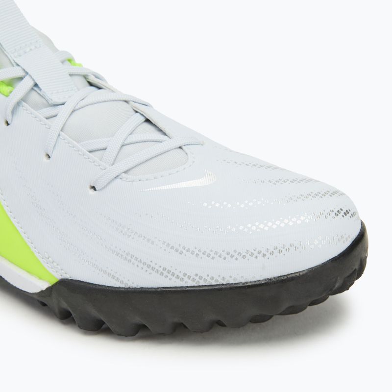 Παιδικά ποδοσφαιρικά παπούτσια Nike Phantom GX 2 Academy TF μεταλλικό ασημί/βολτ/μαύρο 7