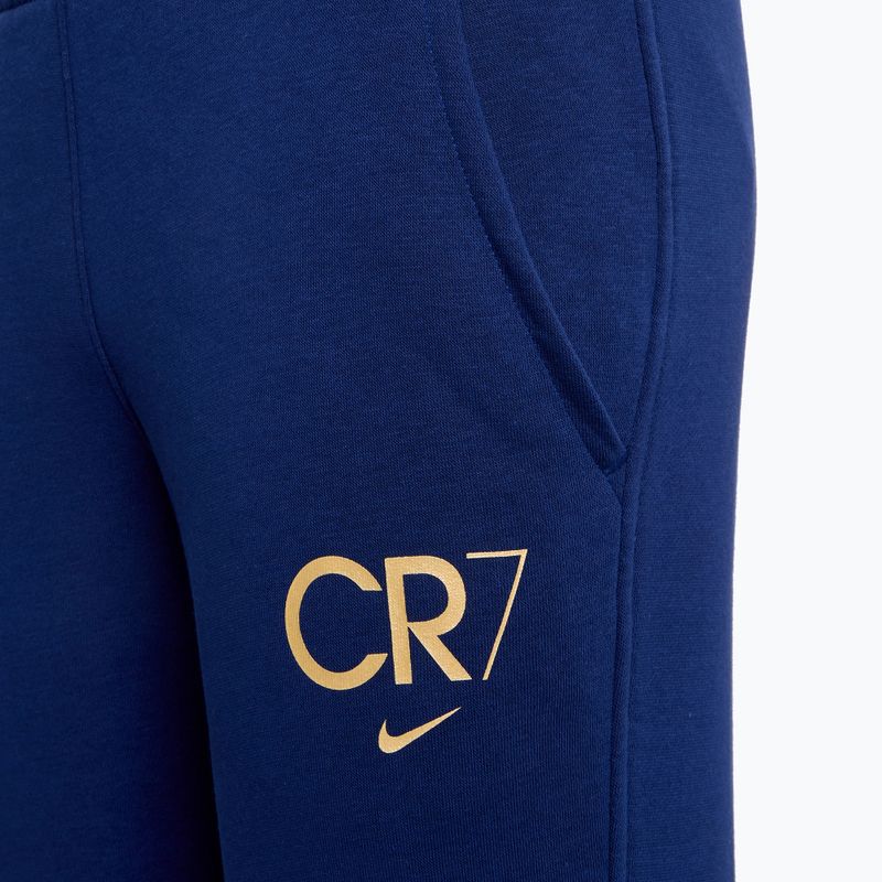 Παιδικό παντελόνι Nike CR7 Club Fleece μπλε κενό/μεταλλικό χρυσό 4