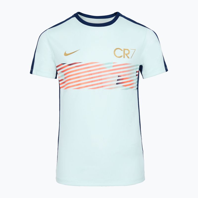 Nike CR7 Academy Dri-FIT παιδική φανέλα ποδοσφαίρου για παιδιά, πράσινο/ μπλε κενό/ μεταλλικό χρυσό