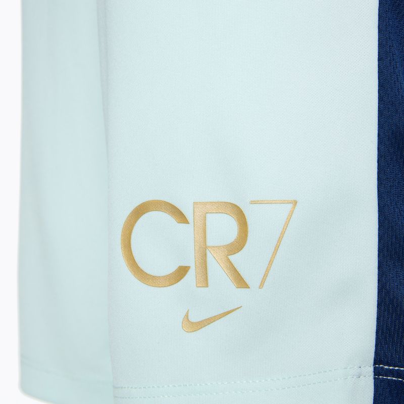 Nike CR7 Academy Dri-FIT παιδικό σορτς ποδοσφαίρου barely green/ blue void/ metallic gold 3