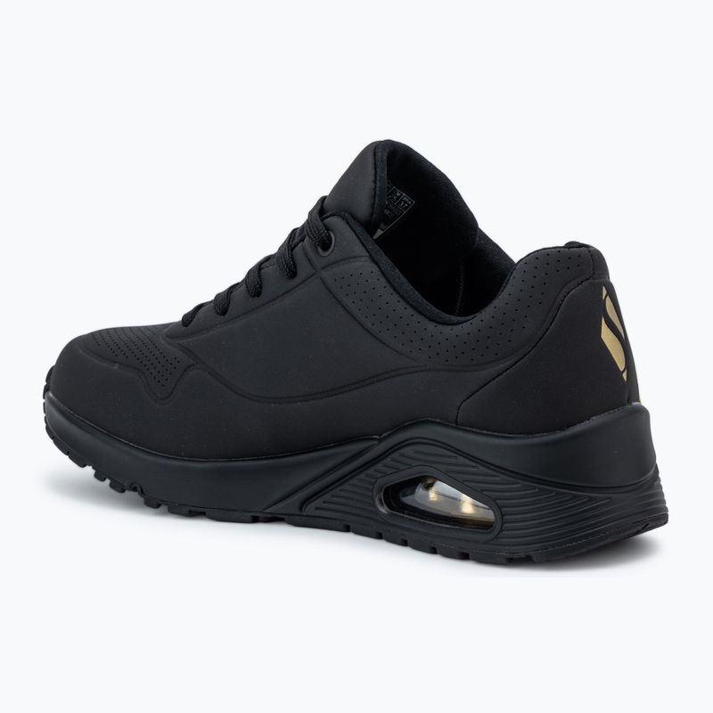 Γυναικεία παπούτσια SKECHERS JGoldcrown Uno Golden Heart black/multicolor metallic 3