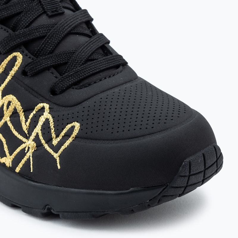 Γυναικεία παπούτσια SKECHERS JGoldcrown Uno Golden Heart black/multicolor metallic 7