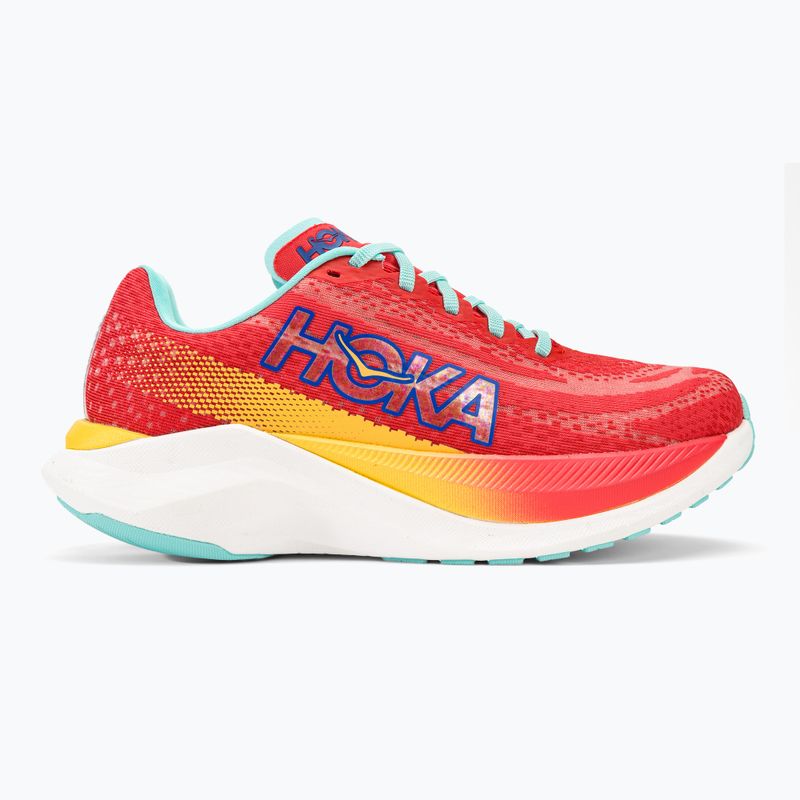 Γυναικεία παπούτσια για τρέξιμο HOKA Mach X cerise/cloudless 2