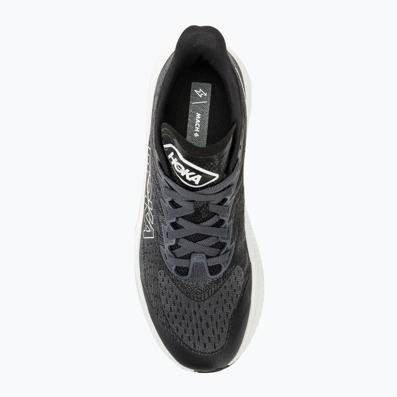 Παιδικά παπούτσια τρεξίματος HOKA Mach 6 black/white 5