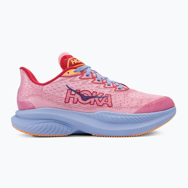 Παιδικά παπούτσια τρεξίματος HOKA Mach 6 peony/cerise 2